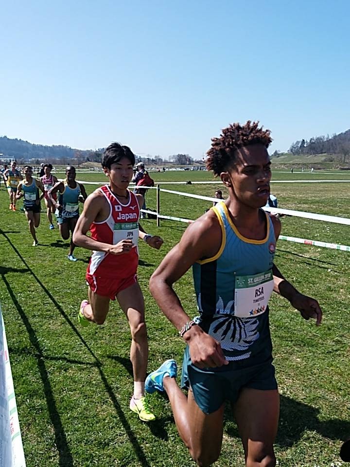 6位と健闘した浦野選手(前田康弘・陸上競技部監督提供)